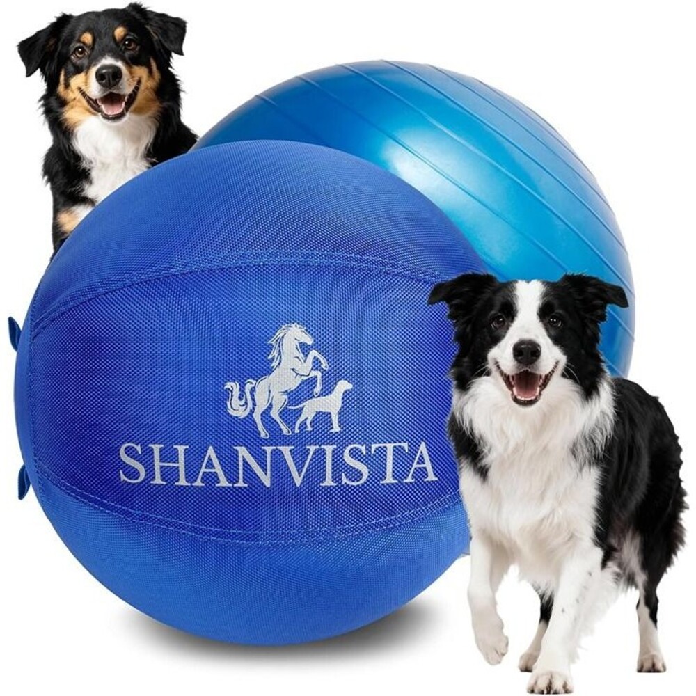 Herding Ball for Dogs 18'' with Straps for Small to Medium Dogs